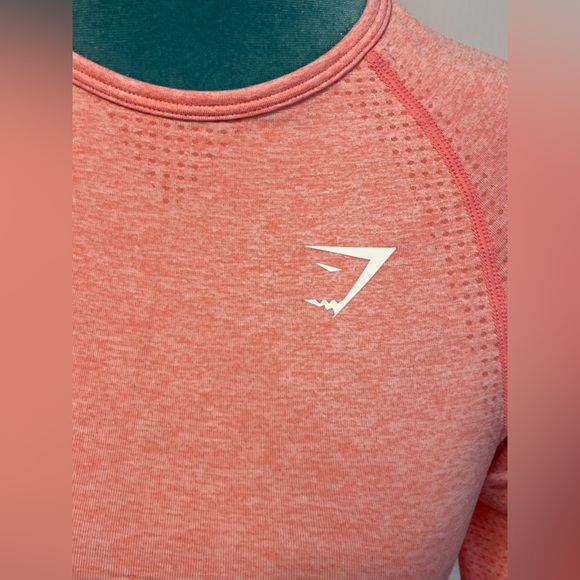 Gymshark Vital Seamless 2.0 Crop Top – Coral | Size S - Picture 5 of 7